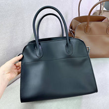 Load image into Gallery viewer, Leather Inspired Margaux Tote Bag
