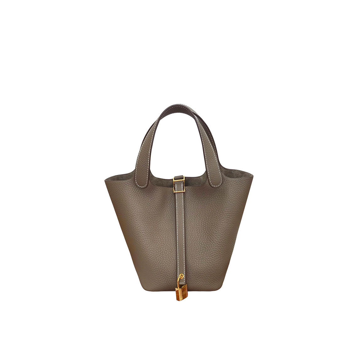 Leather Inspired Picotin Handbag | Designer Real Leather Handbags