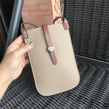 Load image into Gallery viewer, Top Grain Leather Strap Phone Bag
