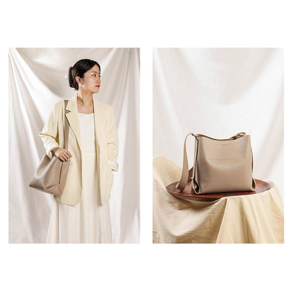 HANDSEWGIFT Leather Fashion Bucket Bag DIY Kit