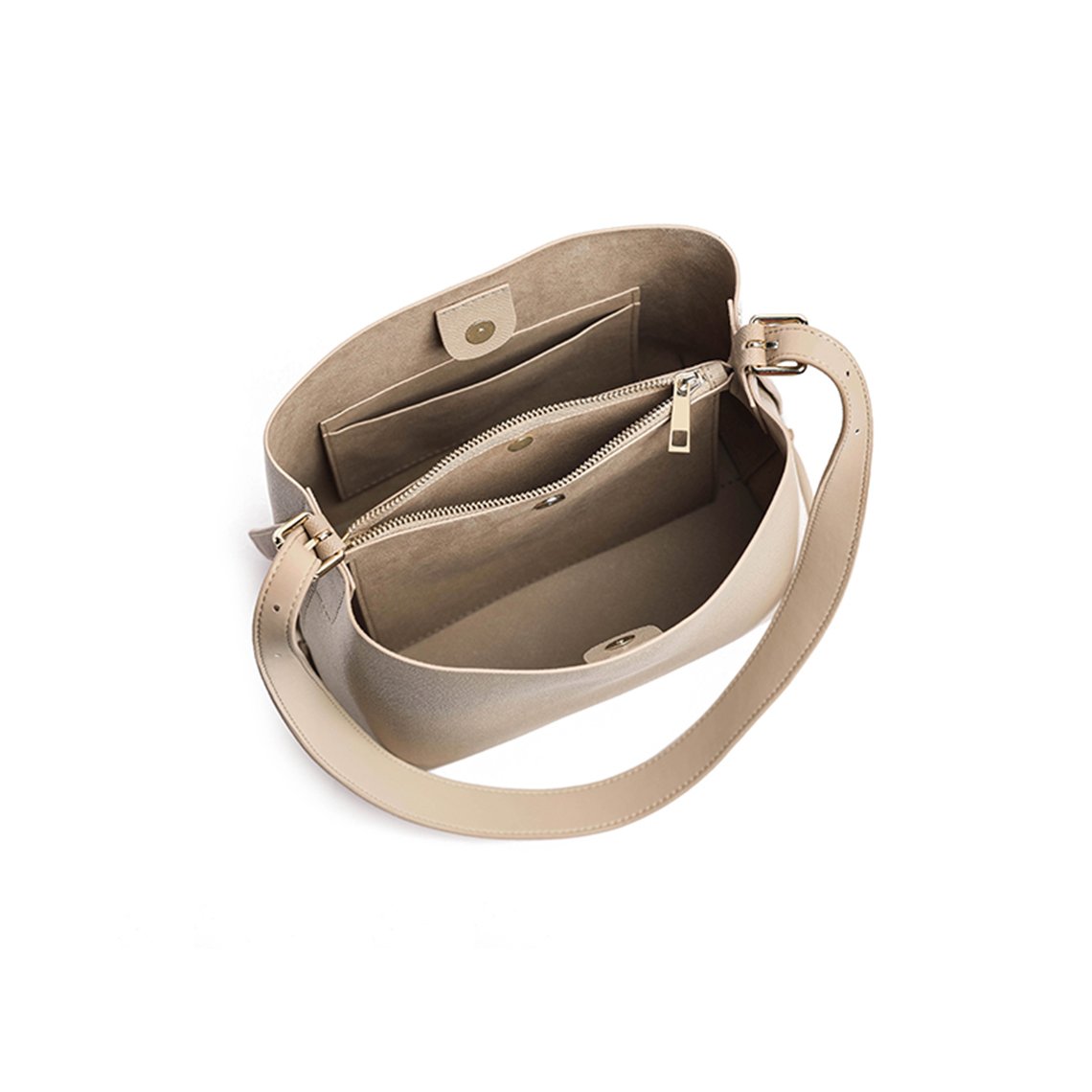 HANDSEWGIFT Leather Fashion Bucket Bag DIY Kit