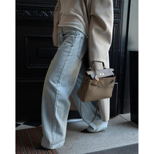 Load image into Gallery viewer, Top Grain Leather Inspired Kelly Bag
