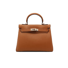 Load image into Gallery viewer, Designer Luxury Handbag | Inspired Kelly in Brown - POPSEWING™
