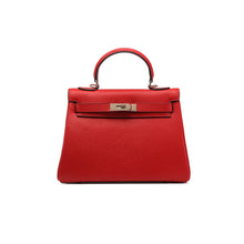 Load image into Gallery viewer, Designer Luxury Handbag | Inspired Kelly in Red - POPSEWING™
