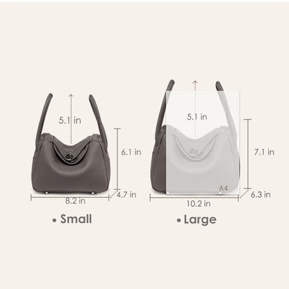 HANDSEWGIFT Top Grain Leather Lindi Inspired Handbag DIY Kit