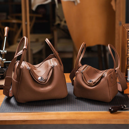 HANDSEWGIFT Top Grain Leather Lindi Inspired Handbag DIY Kit