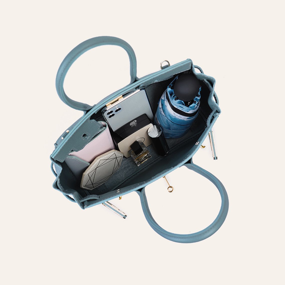 HANDSEWGIFT Top Grain Leather New Platinum Bag DIY Kit