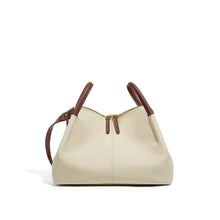 画像をギャラリービューアに読み込む, White Top Grain Genuine Leather Tote Handbag - POPSEWING™
